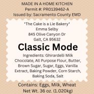 Product Labels The Cake Is A Lie